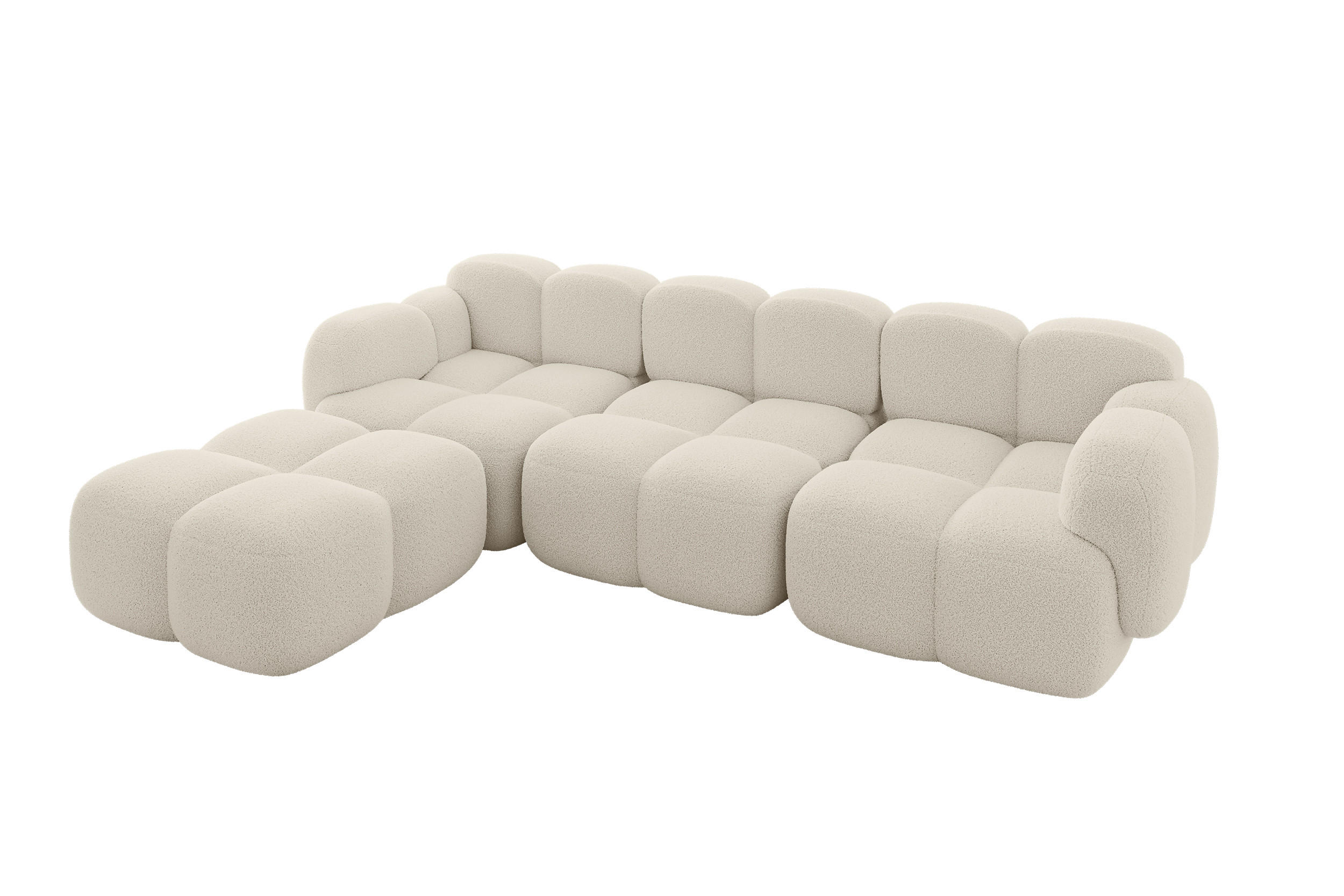 Altdecor Ecksofa Sand 302x205 cm