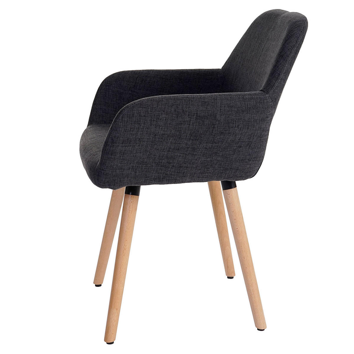 ESSZIMMERSTUHL Anthrazit - Dunkelgrau/Anthrazit, Holz (56/78/57cm) - Jamb