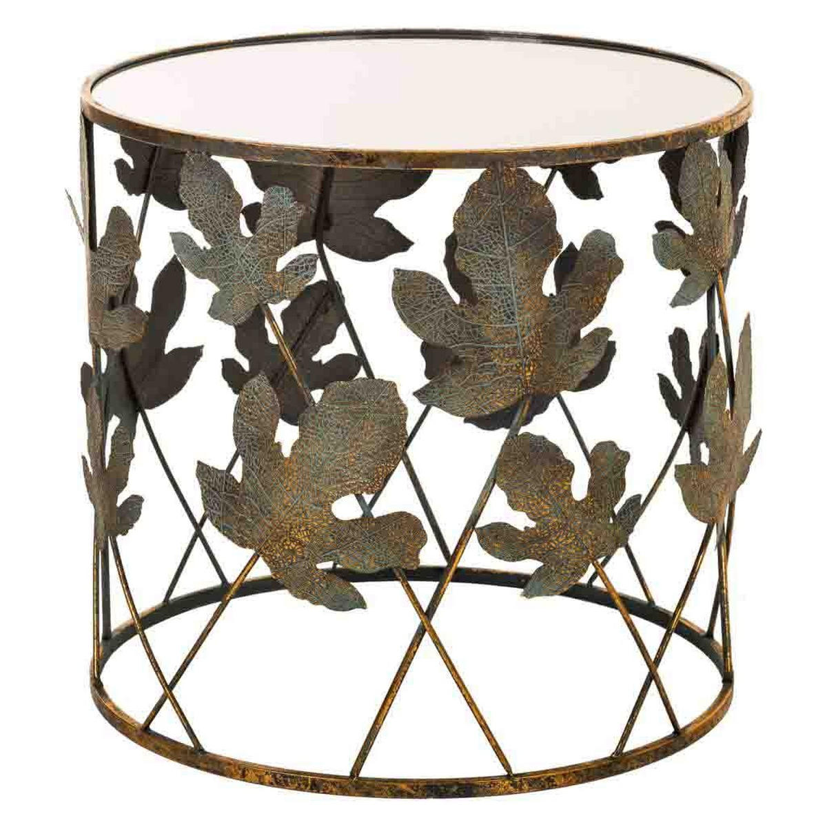 TISCH aus Metall, golden - Goldfarben, Metall (60/60/56cm) - Wanderlust