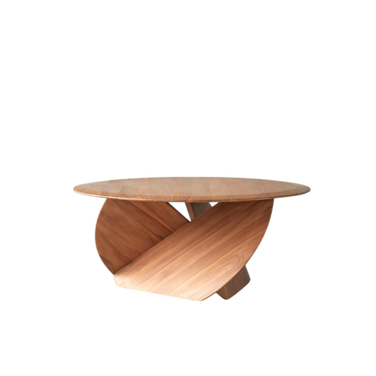 COUCHTISCH Gonzague Natur aus Teak - Naturfarben, Holz (97/97/42cm) - Tikamoon