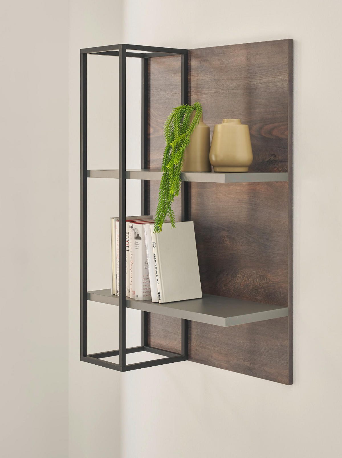 WANDPANEEL Thermo Eiche, grau, Wandboard 60 x 90 cm - Eichefarben/Grau, Holzwerkstoff (60/90/26cm) - Furn.Design