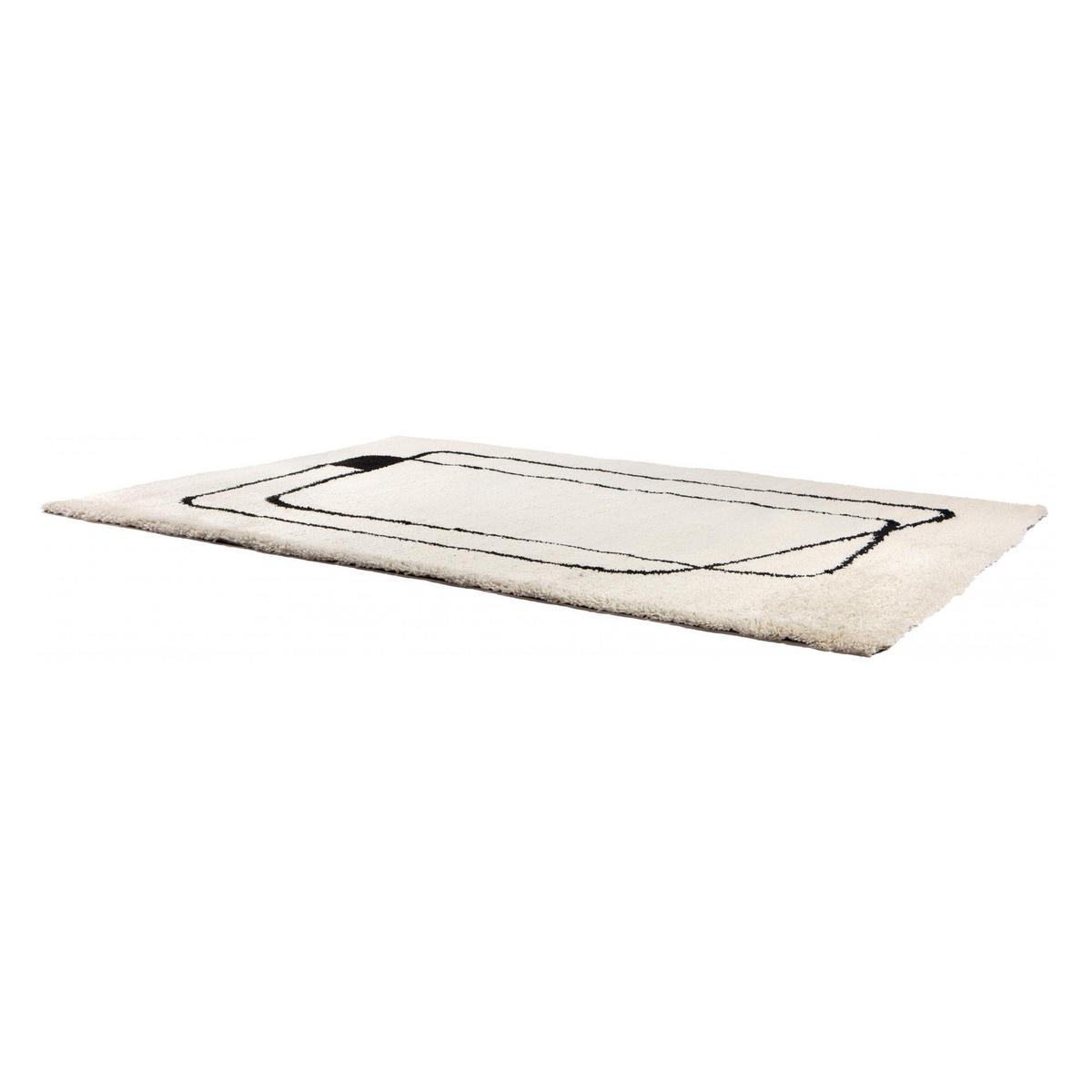TEPPICH Azara schneeweiß 160 x 230 x 3 cm - Weiß, Textil (160/230cm) - Vivaraise