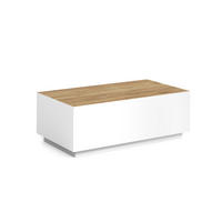COUCHTISCH MORISS - Honigeiche/Weiß, Holzwerkstoff (55/100/36cm) - Meblini