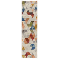 WOLLTEPPICH Modernes-Geometrisch-Design, mehrfarbig ESK LEO, Multi 60x230 cm - Multicolor, Textil (60/230cm) - KADIMA DESIGN