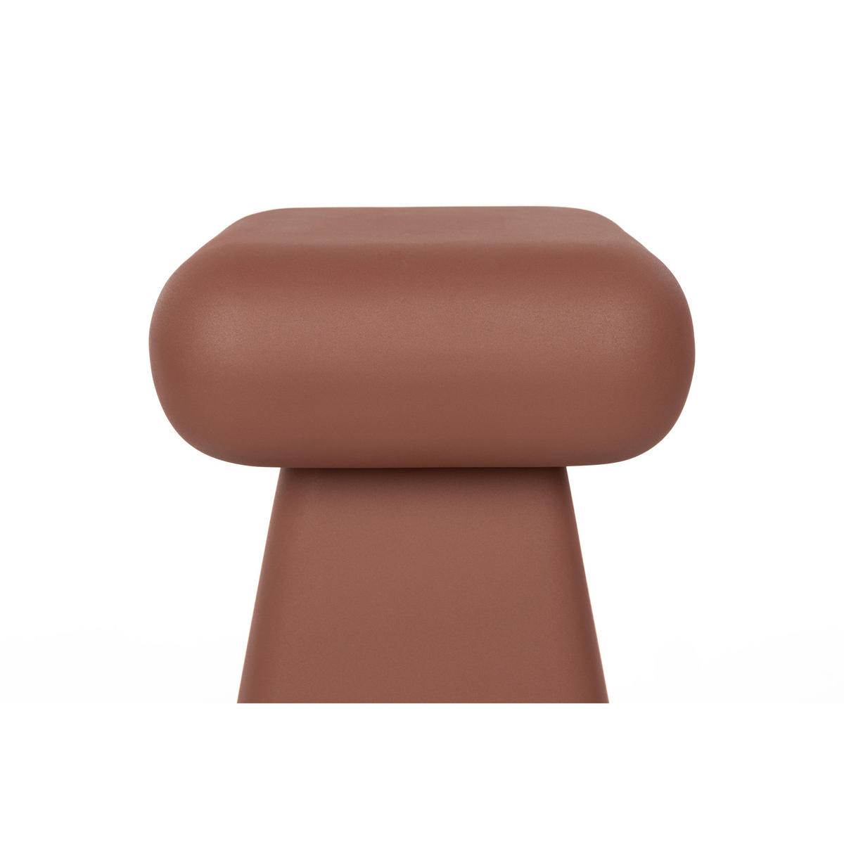 BEISTELLTISCH Earth Terra/ Rot - Rot, Metall (29.5/29.5/51cm) - Zuiver