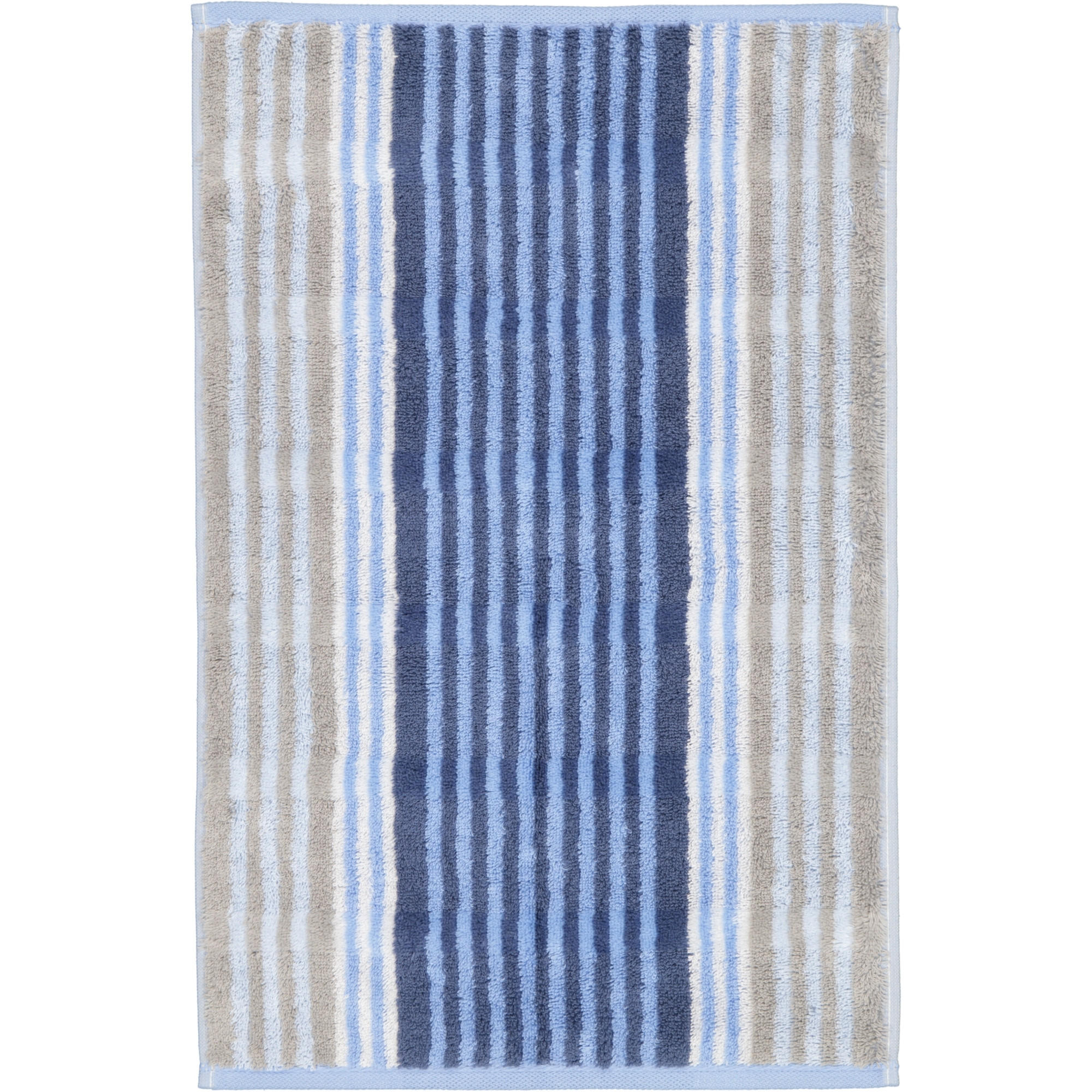 GÄSTETUCH NOBLESSE HARMONY STREIFEN 1085 SKY - 17 - Blau, Textil (30/50cm) - Cawoe
