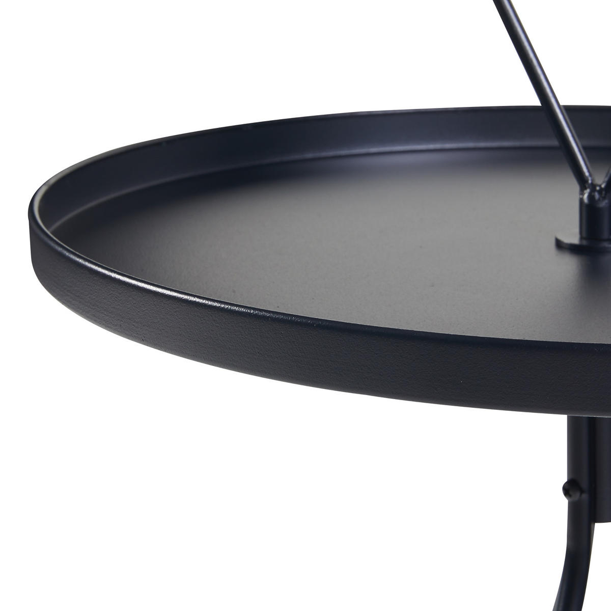 BEISTELLTISCH Odal - Schwarz, Metall (41/41/65cm) - [en.casa]