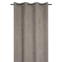 VORHANG Samt Dandy 140/260 cm - Taupe, Textil (140/260cm)
