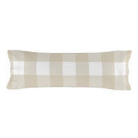 KISSENBEZUG gingham 45x110 cm beige - Beige, Textil (45/110cm) - Happy Friday