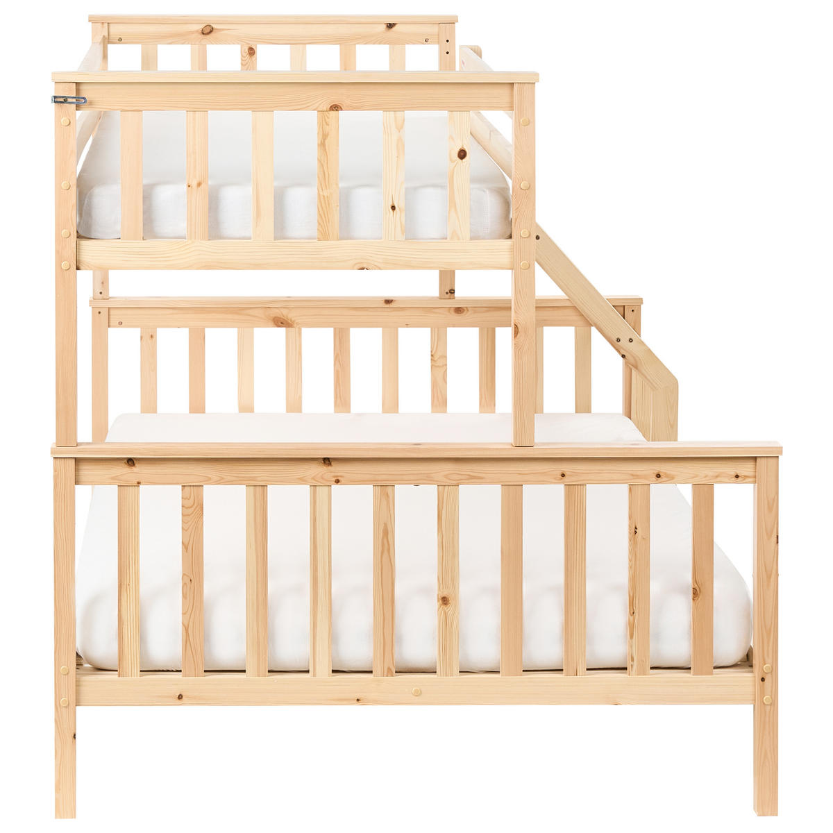 HOCHBETT 90-140/200 cm Hellbraun Bierne - Hellbraun, Holz (140/200cm) - Beliani