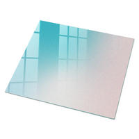 GLASPLATTE 80x60 cm – Pastellfarbener Farbverlauf - Pink, Glas (0.4/80/60cm) - ArtPrintCave