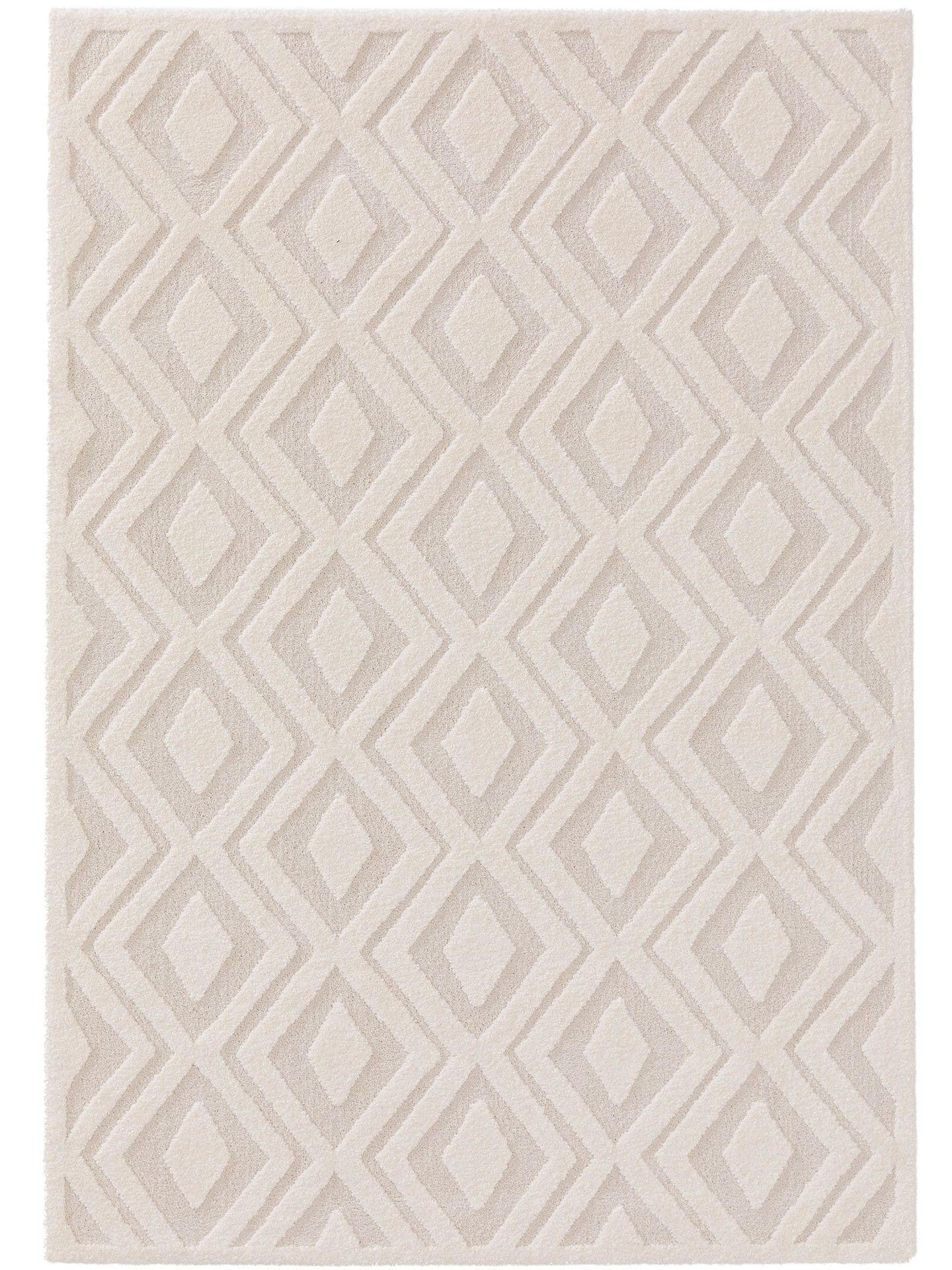 TEPPICH Teppich Eve Beige - Beige, Kunststoff/Textil (160/1cm) - KUNSTLOFT