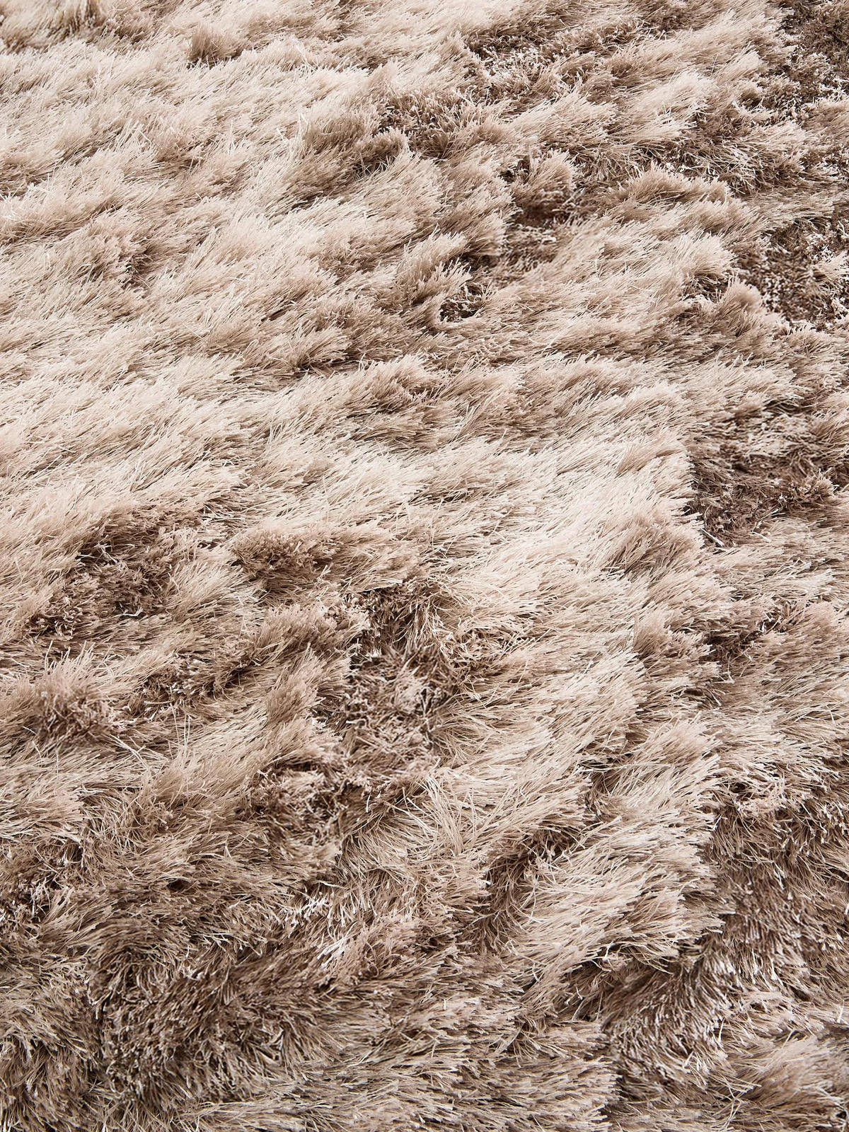 SHAGGY koberec Whisper Béžová ø 160 cm - béžová, textil/umělá hmota (160/160cm) - benuta Nest