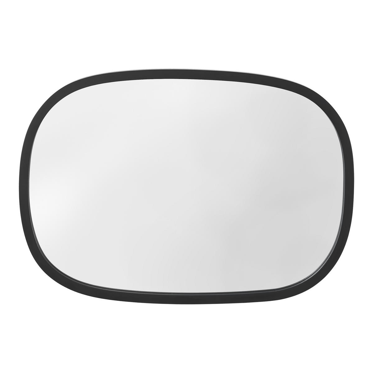 WANDSPIEGEL Copertino - Schwarz, Glas/Holzwerkstoff (46/70/66cm) - [en.casa]