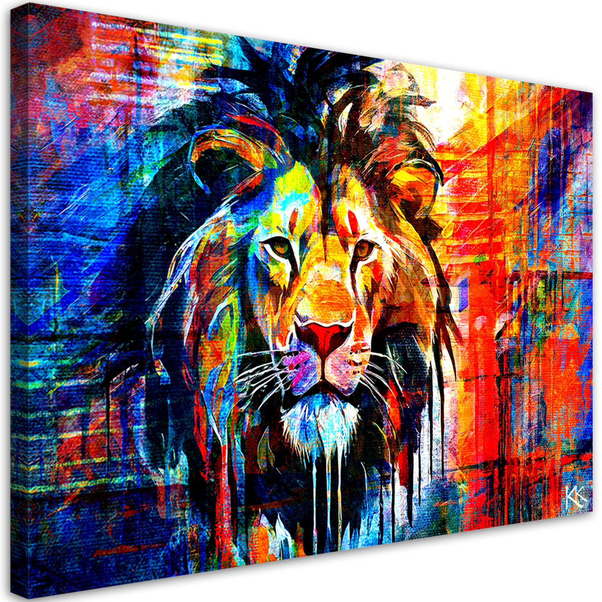 KUNSTDRUCK Lila 60/40 cm - Lila, Textil (60/40cm) - KUNSTLOFT