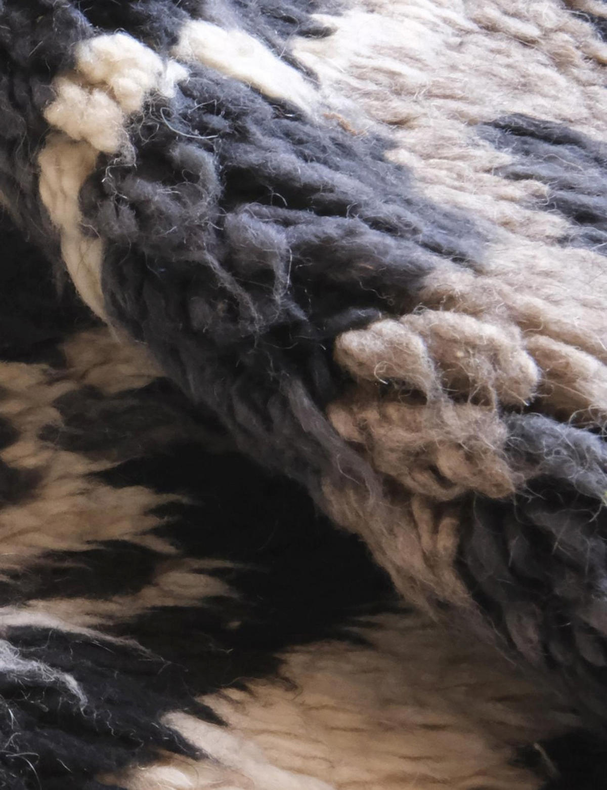 BERBERTEPPICH aus reiner Wolle 173x 278 cm - Grau, Naturmaterialien (173/278cm) - AFK Living