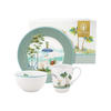 FRÜHSTÜCKSSET 3er-Set Jolie blau - Hellblau, Keramik (22/14.5/22cm) - Pip Studio