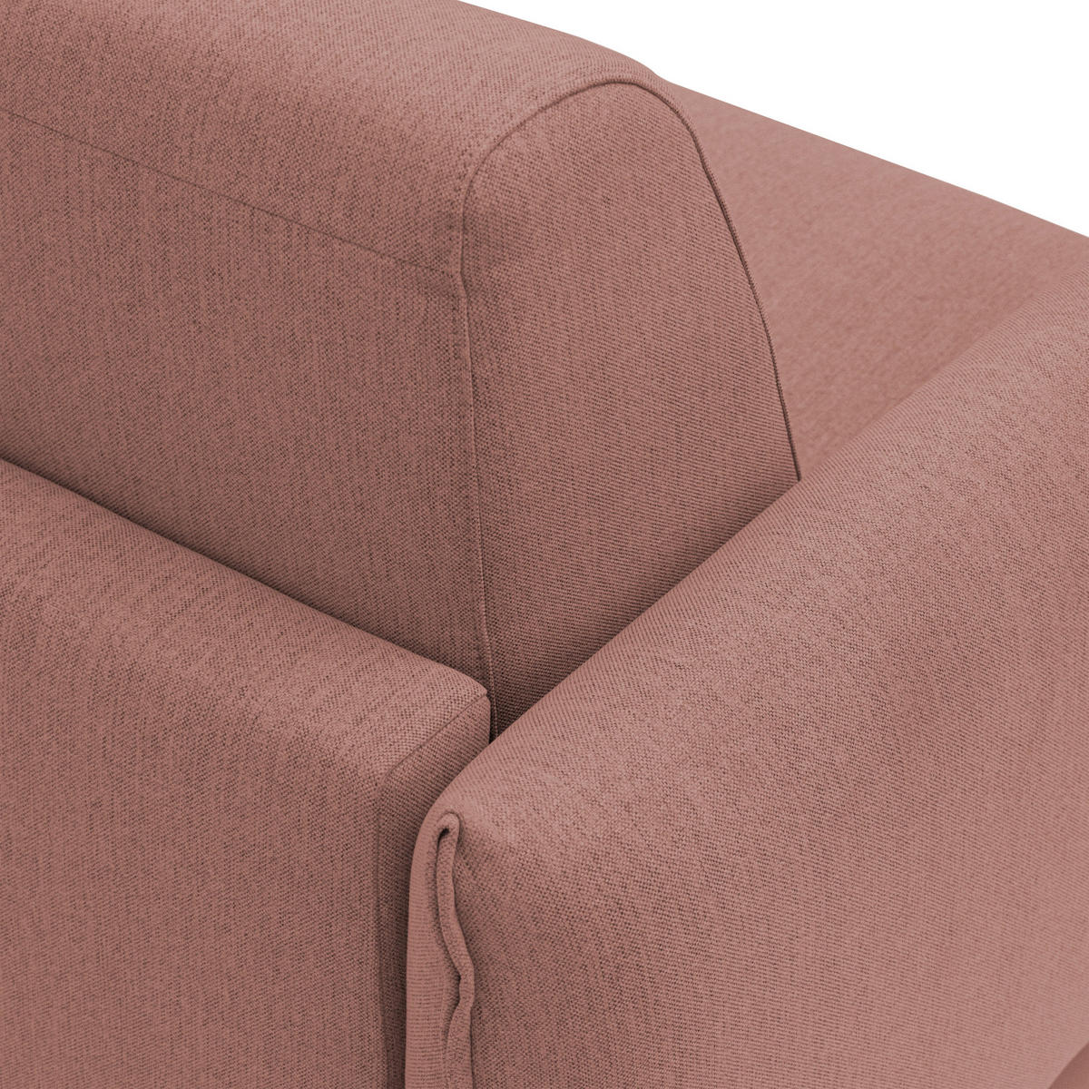 SCHLAFSOFA Scarlet - Rot, Textil (175/95/96cm) - Divani.store