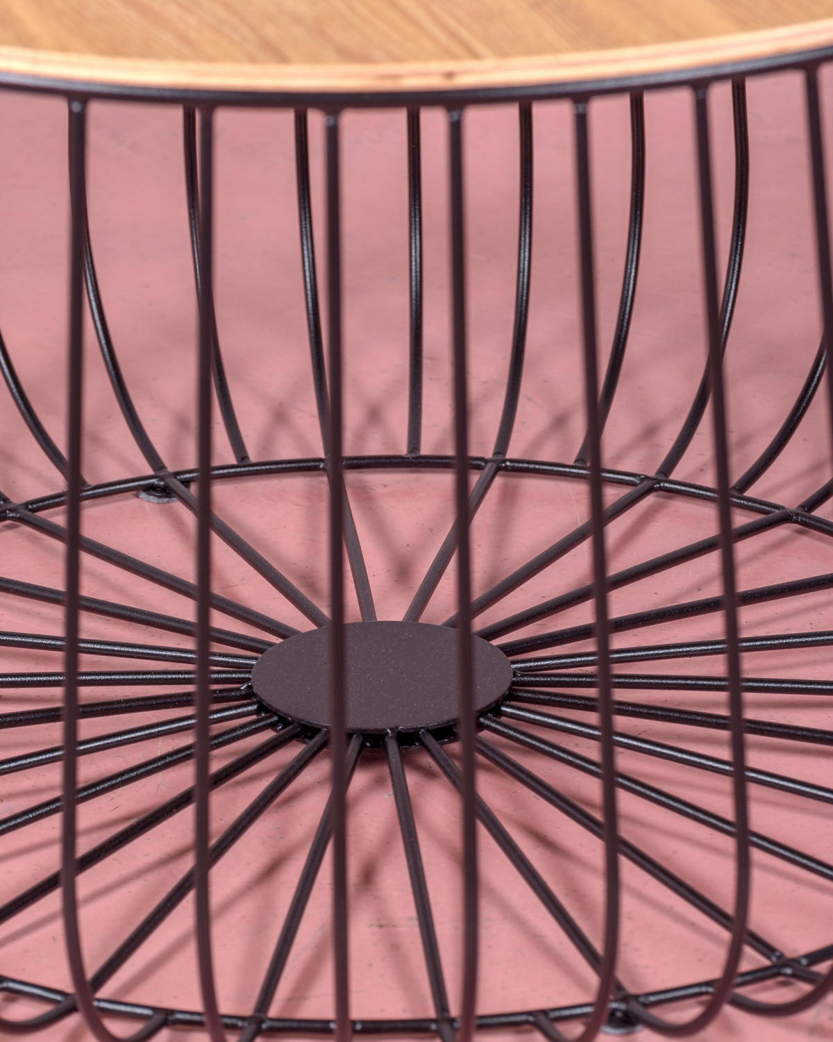 COUCHTISCH Rund Schwarz 65/65/37 cm - Schwarz, Holz (65/65/37cm) - Nest Dream