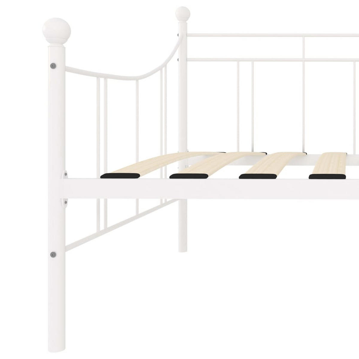 METALLBETT Henson 95/208 cm - Weiß, Metall (90/200cm) - Nettlife