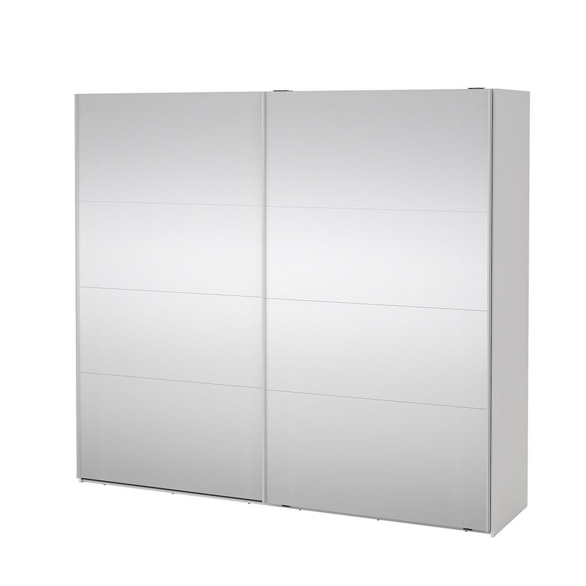 SCHIEBETÜRENSCHRANK, Catania, Weiß, Holzwerkstoff, 244 x 67 x 221 cm - Weiß, Holzwerkstoff (244/221/67cm) - ebuy24