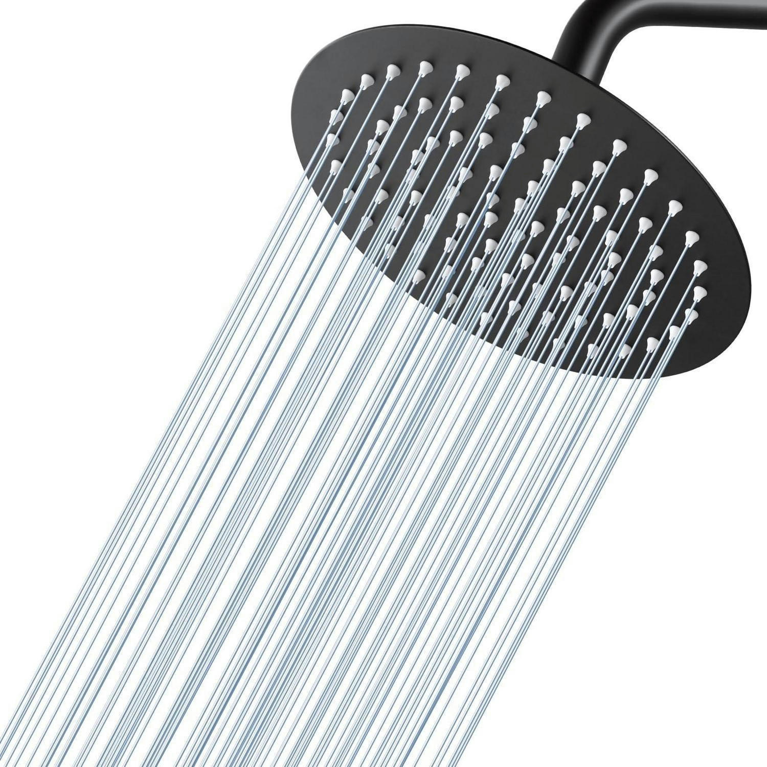XXXLutz Regendusche Schwarz 20.3x12.7x20.3 cm