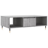 COUCHTISCH Grau Sonoma 104x60x35 cm Holzwerkstoff - Grau, Holzwerkstoff (104/60/35cm) - furnicato