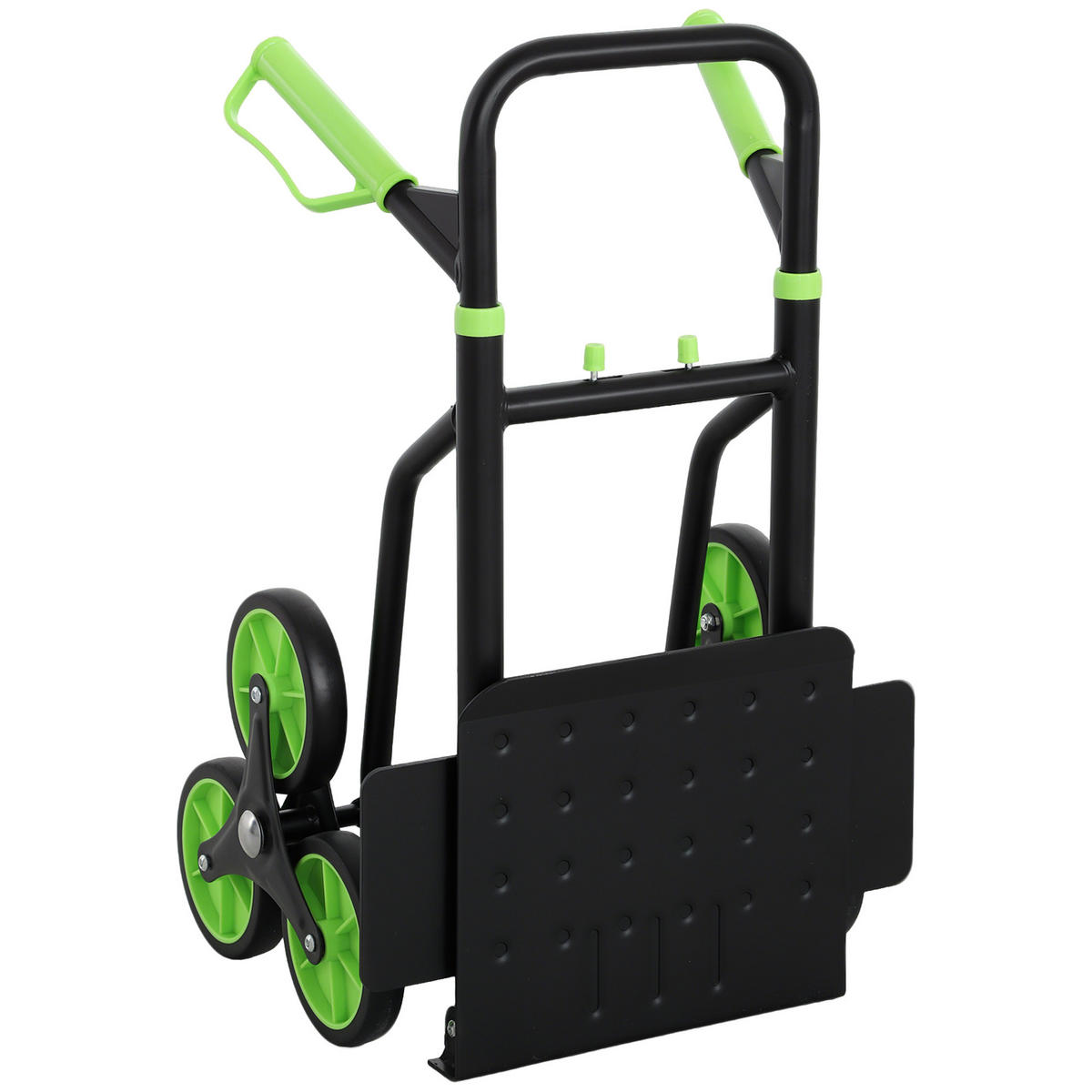 SACKKARRE DE-09202 klappbar, 6-Rad-System, max. 120 kg Schwarz - Grün, Metall (67/44/106.5cm) - ComfortXL