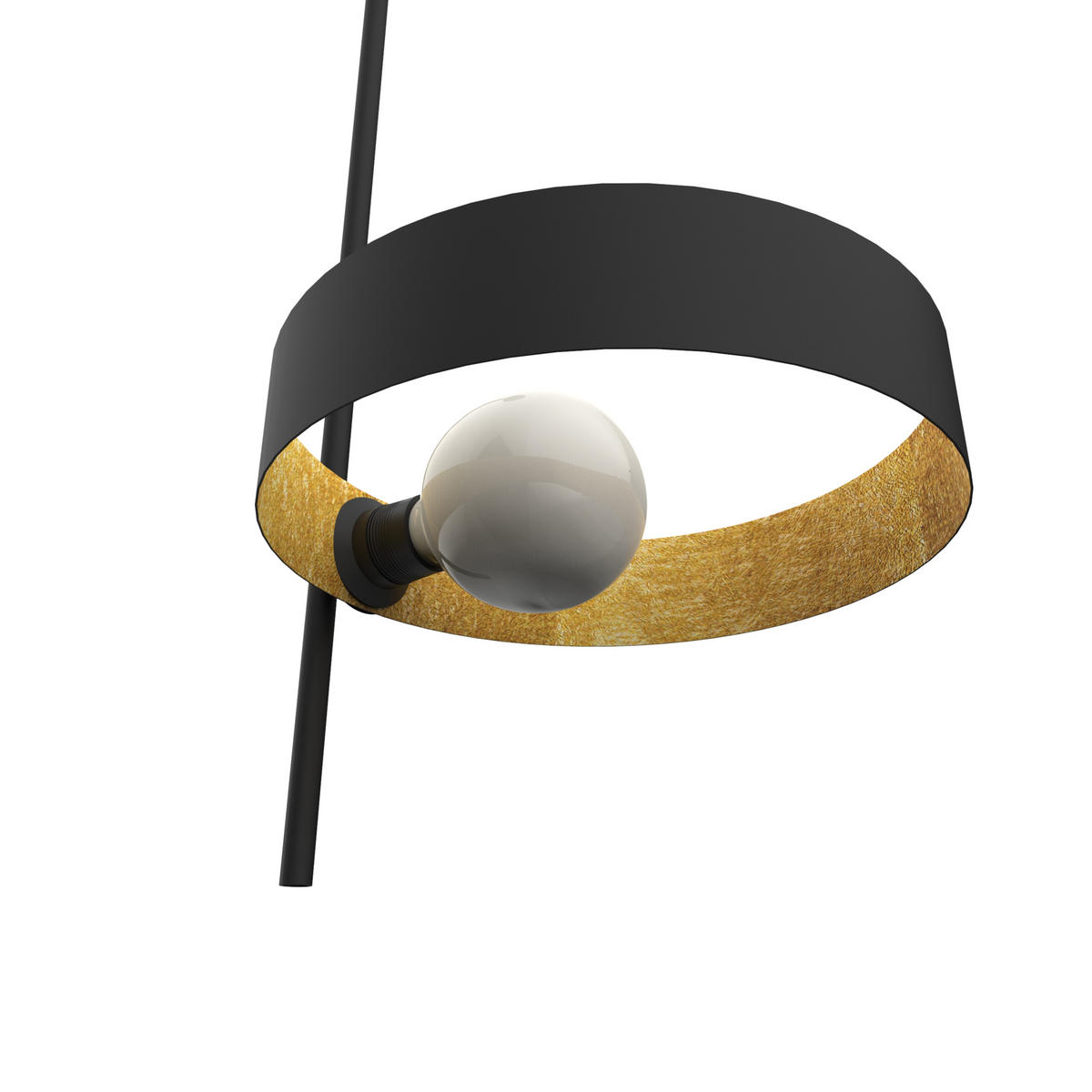 DECKENLEUCHTE - Goldfarben, Metall (30/30/80cm) - Lumicom