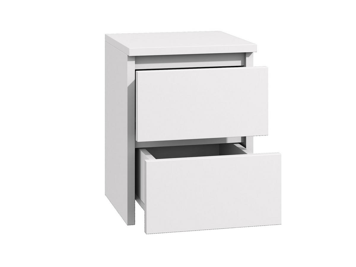 NACHTTISCH bella2 weiss - Weiß, Holzwerkstoff (30/40/30cm) - roe furniture
