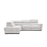 ECKSOFA CALVERA 5-Sitzer, weiß - Weiß, Holzwerkstoff/Textil (239/298cm) - Courtois Laville