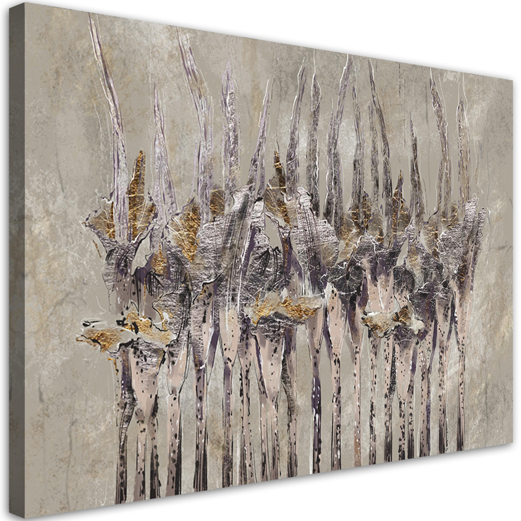 WANDBILD pflanzen blumen simnitło - Braun, Textil (60/40cm) - Feeby