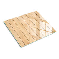 GLASPLATTE 60x52 cm Holz - Beige, Glas (60/0.4/52cm) - TULUP