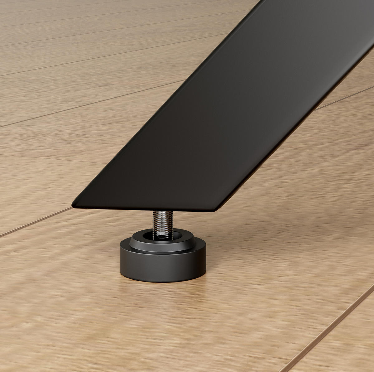 BEISTELLTISCH 80/80/75 cm in Schwarz & Vintagebraun mit X-Gestell - Schwarz, Holzwerkstoff (80/80/75cm) - BEAOK