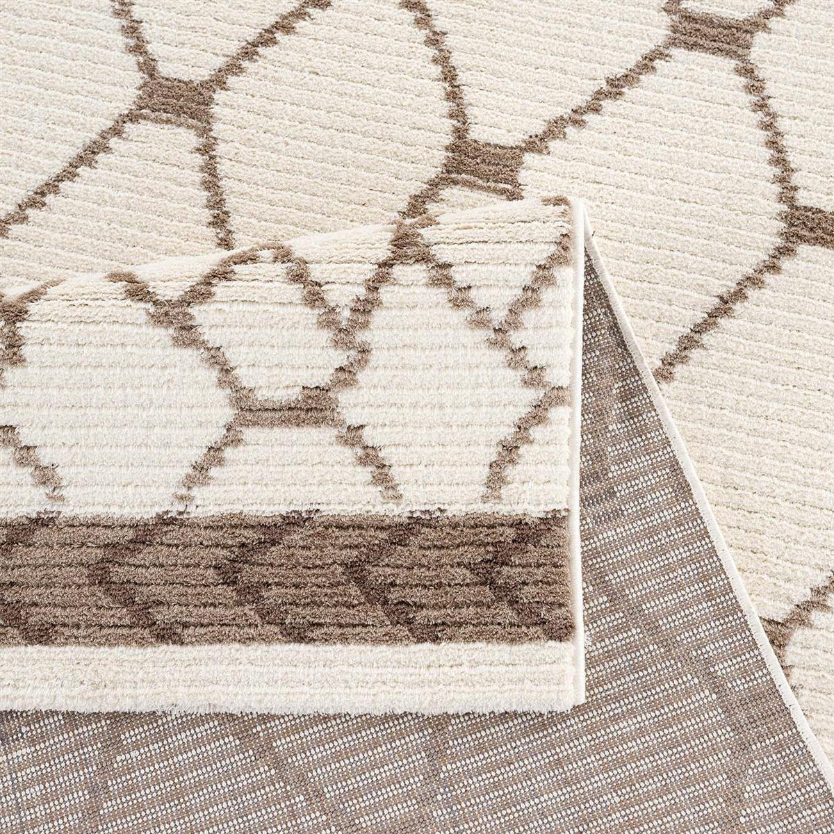 KURZFLOR-TEPPICH April 2312 Creme 80x300 cm - Creme, Textil (80/300cm) - carpet city