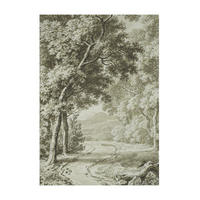 LEINWANDBILD Waldweg 70x50cm - Grün, Textil (70/1cm) - Art for the Home
