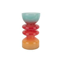 VASE Summer Vibes 13/13/25 cm - Multicolor, Glas (13/25cm) - Present Time