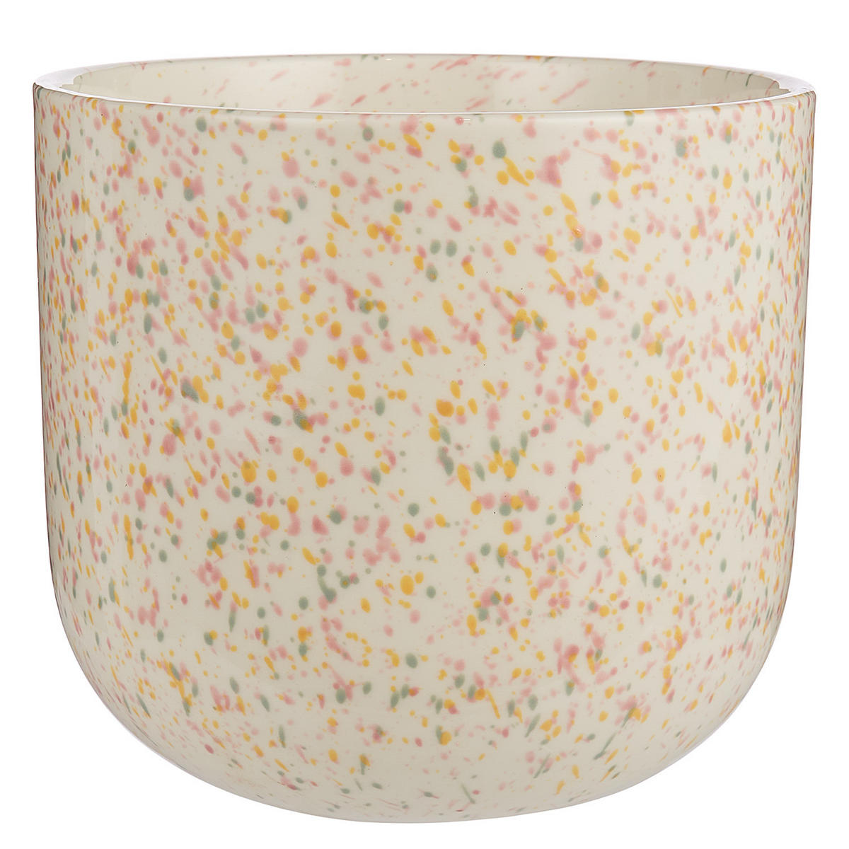 BLUMENÜBERTOPF Spot - Beige, Keramik (18cm) - Butlers
