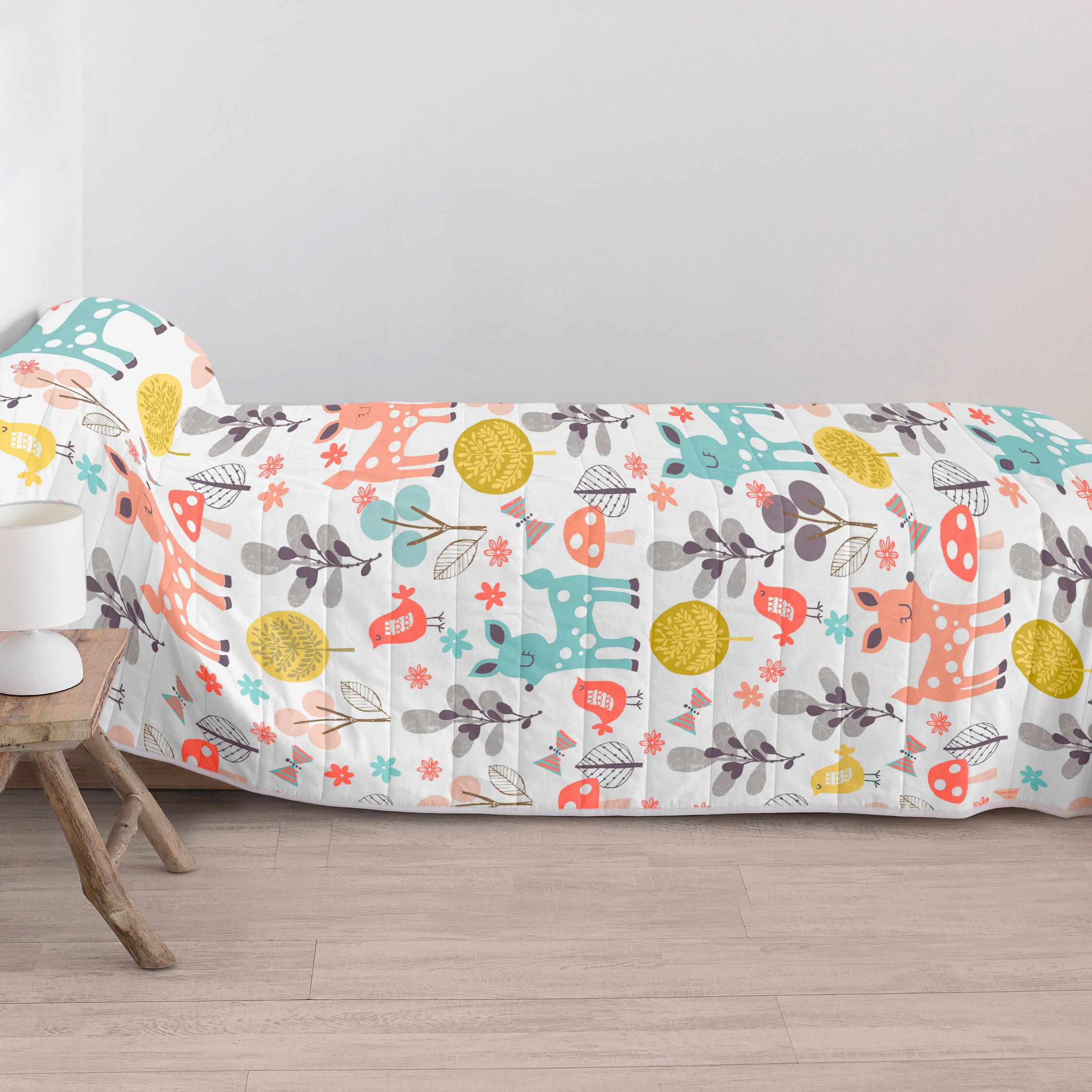 Happy Friday Tagesdecke Mehrfarbig 180x260 cm