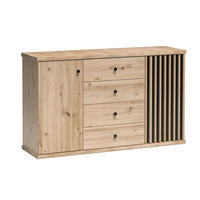 KOMMODE CALI C-4 - Eiche Artisan, Holzwerkstoff (142/85/41cm) - Meblini