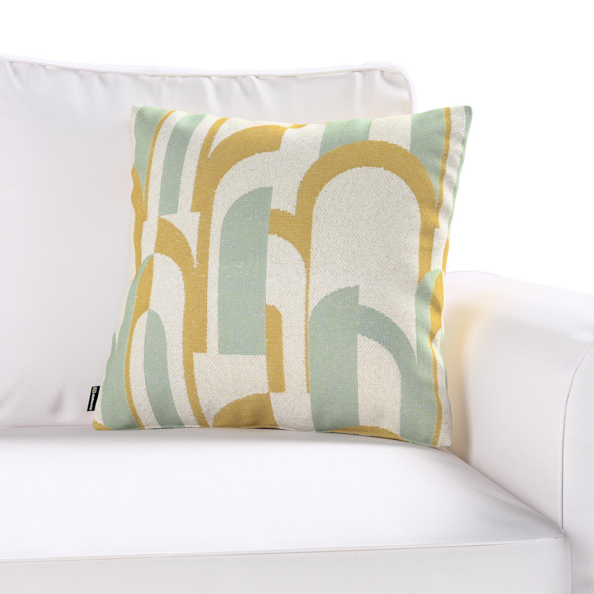 KISSENHÜLLE Cosy Home mint, 43x43 cm - Mintgrün, Textil (43/43cm) - Dekoria