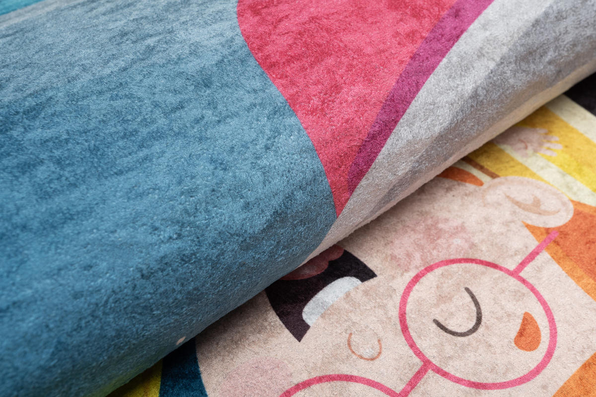 TEPPICH EMMA Blau 80/150 cm - Blau, Kunststoff (80/150cm) - Tapiso