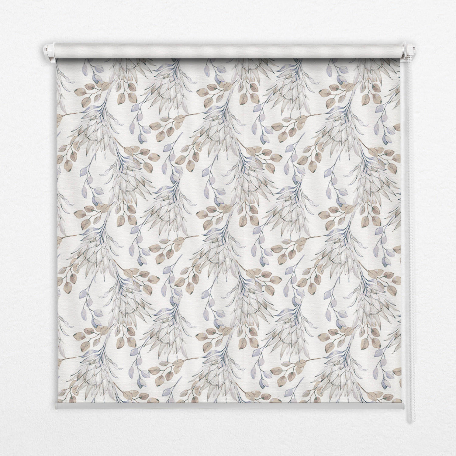 TULUP VNITŘNÍ roleta - okenní roleta - roleta - 60x140 cm - Bílé květy