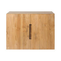 WASCHBECKENUNTERSCHRANK - 80 cm x 55 cm - Holz, Platte - Naturfarben Hell - SAWAN - Naturfarben, Holz (80/60/55cm) - Vente-Unique