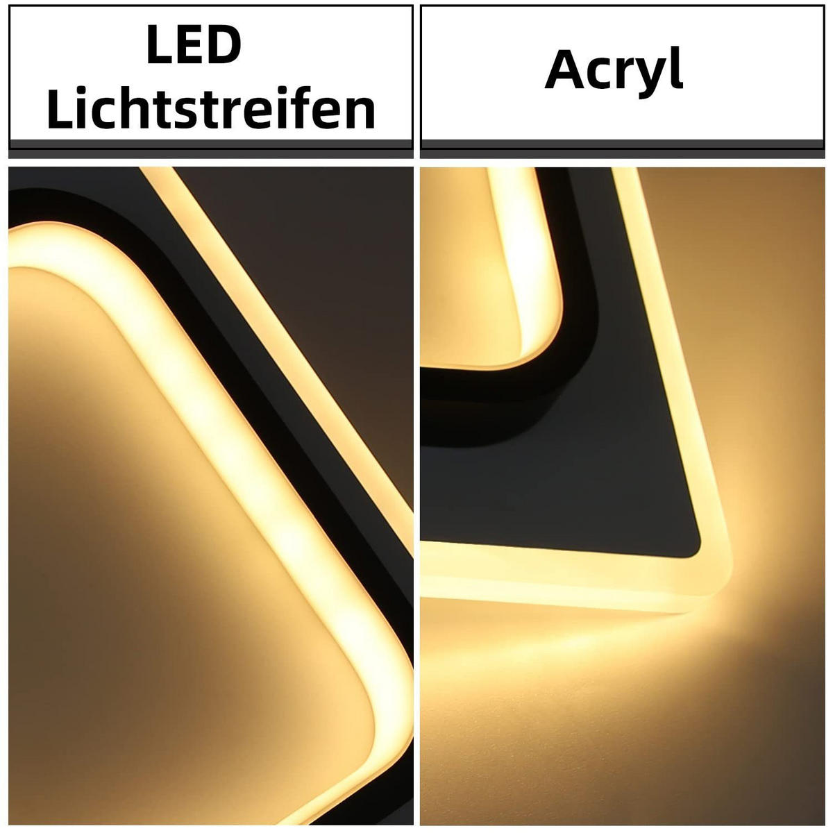 DECKENLEUCHTE Elarion 23.5/23.5/7 cm - Weiß, Metall (23.5/23.5/7cm) - ZMH