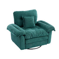 SESSEL 116/84/96 cm Grün aus Polsterung mit 360°-Drehfunktion - Grün, Textil (84/96/116cm) - OKMYHOME
