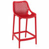 BARHOCKER Rot 44x95x51cm - Rot, Kunststoff (44/95/51cm) - AlterEgo
