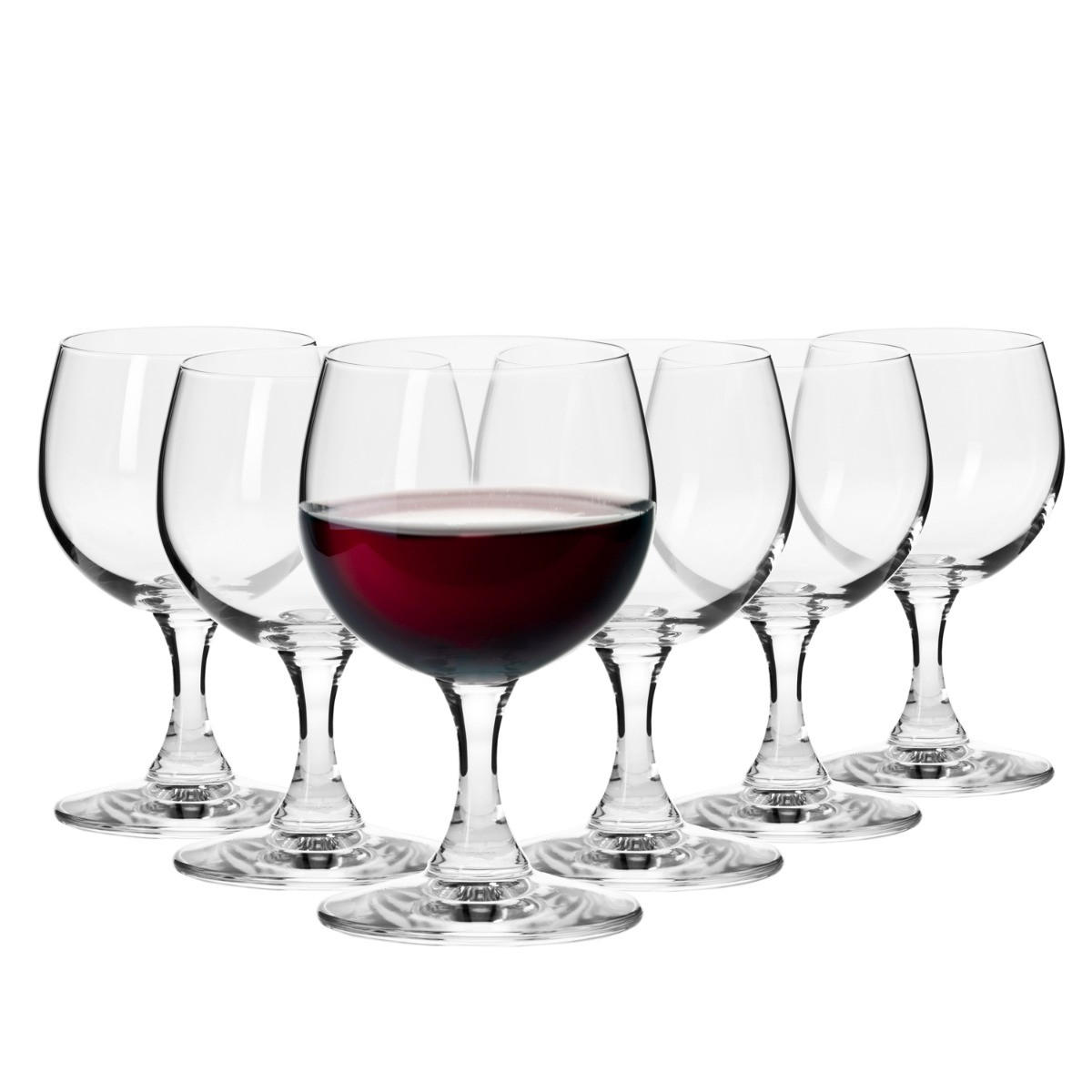 WEINGLÄSER BALANCE, 6ER-SET, 260 ML - Transparent, Glas (0.26L) - Krosno Glass