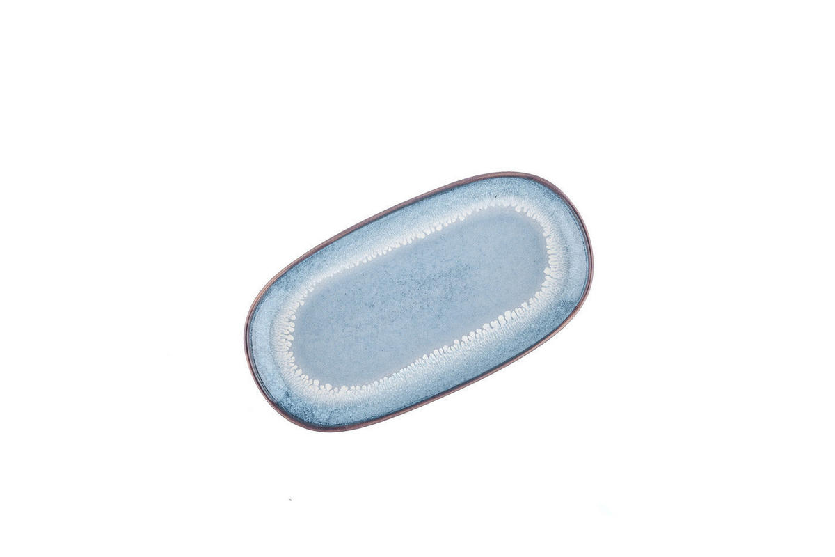 SERVIERPLATTEN Genesis - 3er-Set - Mehr - Blau, Keramik (1/1/1cm) - Björn