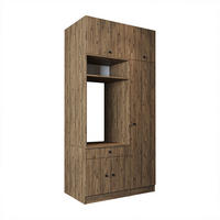 WASCHMASCHINENSCHRANK Serie 1 112cm Breit, 230cm Hoch - Eichefarben, Holzwerkstoff (112/230/67cm)